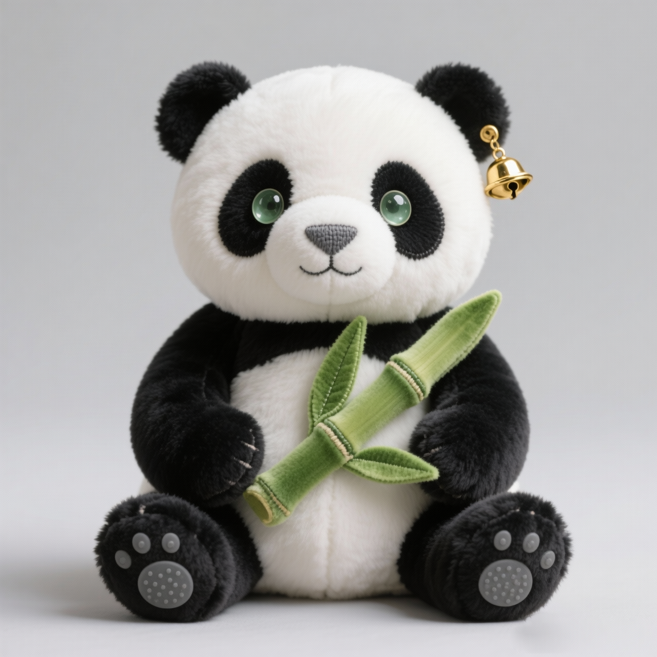 Peluche Panda Amigo del Bambú — "Panda Campana de Jade" (Peluche Premium de Colección)