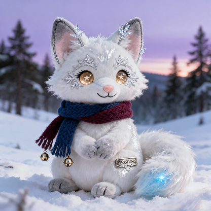 Peluche Frostlin Brillo Invernal (Zorro de Nieve Edición de Colección)