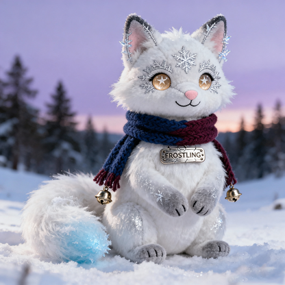 Peluche Frostlin Brillo Invernal (Zorro de Nieve Edición de Colección)