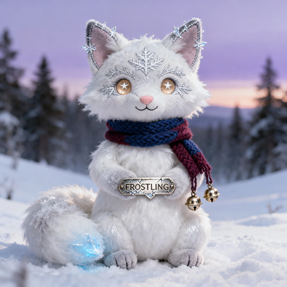 Peluche Frostlin Brillo Invernal (Zorro de Nieve Edición de Colección)