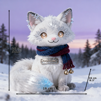 Peluche Frostlin Brillo Invernal (Zorro de Nieve Edición de Colección)