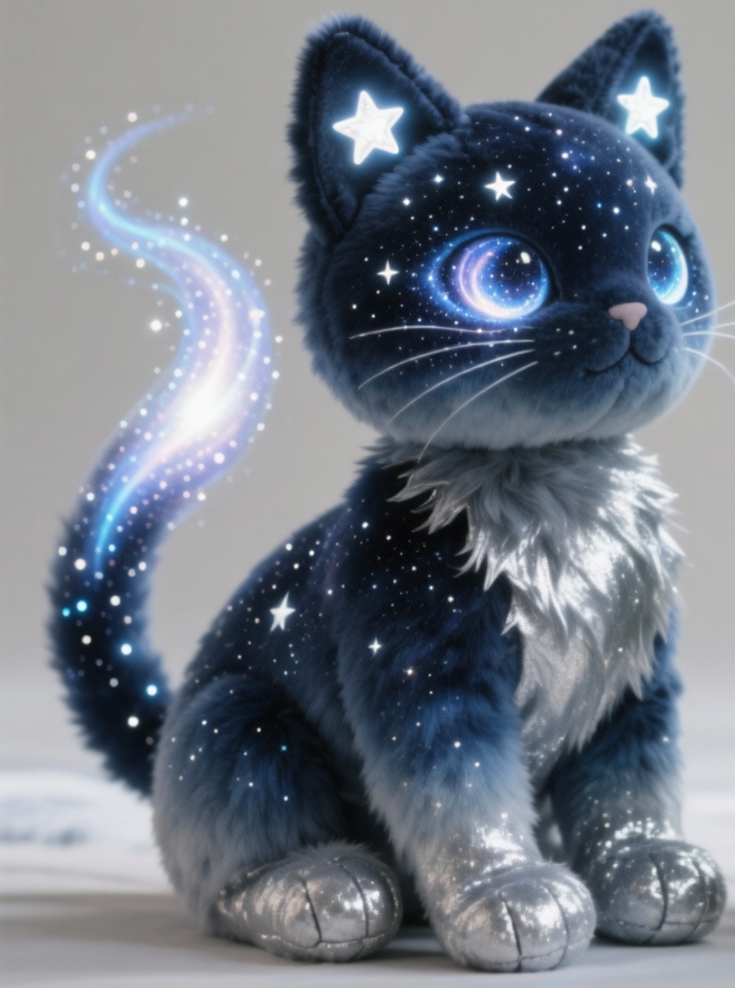 Peluche Gato Galaxia — "Nebulosa Estelar" (Peluche Fantástico Coleccionable)
